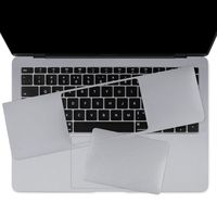 Batianda Palm Rest Cover for New MacBook Air 13 inch with Touch ID 2019 2018 Release (Model:A1932) with Trackpad Protector Sticker Laptop Skin, Space Gray