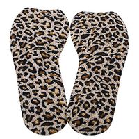 MOONQING Sponge Insole 3D Leopard Dot Striped Print Seven Points Insole High Heels Insert Soft Cushion Half Insole,Leopard