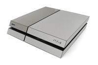 iCarbons Aluminum/Titanium 2 Tone Vinyl Skin for Playstation 4 PS4