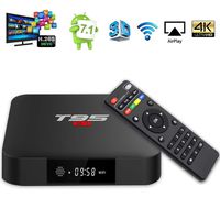 YAGALA T95 S1 Android 7.1 TV Box 1GB RAM 8GB ROM Amlogic S905W Quad core cortex-A53 Processor 2.4Ghz WiFi H.265 HDMI 2.0 Smart TV Box 100M Ethernet