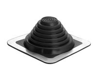 Oatey 14052 .25" 4" Master Flash 8" x 8" Base, for use with profiled Materials and can be Installed on Every Type of Roofing Surface, 0.25" - 5.75", 1/4-Inch-4-Inch