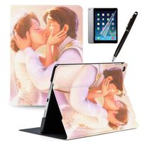 LJX 2019 iPad Air 3 Case 2017 iPad Pro 10.5 inch Cover, Mickey Minnie PU Leather Protective Cartoon Cute Design Stand Smart Auto Sleep/Wake Shell for iPad Air (3rd Gen) 2019/iPad Pro 10.5" 2017#Q