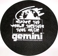 Gemini DJ Turntable Slipmats Pair Price - MAT-2BWNH