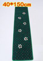 WE&ZHE Cobbled Foot Massage Footsteps Walkway Blanket Foot Pad Massager Stone Massage Pad , Purple Red