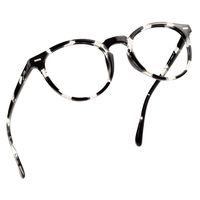 LifeArt Blue Light Blocking Glasses, Anti Eyestrain, Computer Reading/Gaming/TV Glasses for Women Men, Anti UV, Anti Glare (Black&White, 2.50 Magnification)