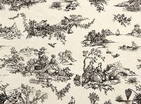 Black"Country Farm" Toile Kraft Tissue Paper Gift Wrapping 20"x30" Sheets (20)