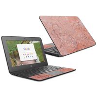 MightySkins Skin Compatible With HP Chromebook 11 G6 11.6" (2018) - Pink Marble | Protective, Durable, and Unique Vinyl Decal wrap cover | Easy To Apply, Remove, and Change Styles | Made in the USA