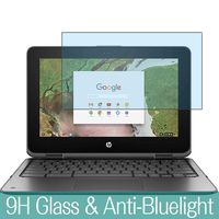 Synvy Anti Blue Light Tempered Glass Screen Protector for HP Chromebook x360 11 G1 EE 2DR10UT#ABA 11.6" Visible Area 9H Protective Screen Film Protectors