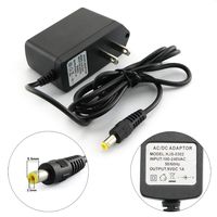 Longdex DC 9V 1A 9W Power Adapter AC 100-240V Switching Power Supply Transformer AC-DC Converter DC Jack 5.5x2.5mm