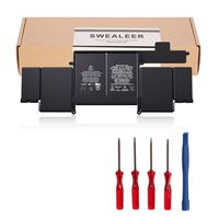 SWEALEER New A1582 Laptop Battery Compatible with 2015 MacBook Pro 13" inch Retina A1502 A1582 ME864 ME865 MF839 MF840 MF841; A1493 (Late 2013 Mid 2014 Version) [11.42V 74.9WH/6559mAh A1582]