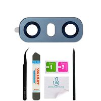 OmniRepairs Rear Facing Glass Camera Lens Replacement Compatible for LG G6 Model (H870, H871, H872, H873, LS993, VS998, US997) with Adhesive and Repair Toolkit (Ice Platinum)