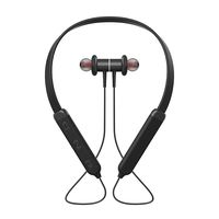 Neckband Headphones, Active Noise Cancelling Bluetooth Headset 6hr Playtime Magnetic Wireless Neck Earphones Sweatproof HiFi Stereo in Ear Headphones with Mic for Sports Running Exercise (Black)