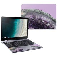 MightySkins Skin Compatible with Samsung Chromebook Plus LTE (2018) - Amethyst Agate | Protective, Durable, and Unique Vinyl wrap Cover | Easy to Apply, Remove, and Change Styles | Made in The USA