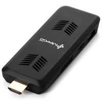 MeeGoPad T07 pro 4GB/32G Linux Mini PC,Intel Cherry Trail x5-z8350 Quad Core CPU Compute Stick HDMI Tv Stick, Bluetooth 4.0 & WiFi, Smart Quiet Fan(Black)