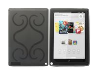 iShoppingdeals - for Barnes & Noble Nook HD+ 9-INCH (BNTV600) TPU Rubber Shell Skin Cover Case, Smoke