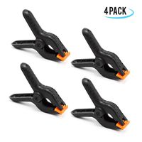 4 PCS Photography Backdrop Support Spring Clamp for Background Muslin, Canvas, Paper, Chromakey Screen, Heavy Duty Clip, Photo Studio APL1766