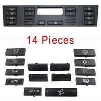 Air Conditioner Heater Climate Ventilation Control Buttons Switch Set Replacement For BMW X5 E53 5 Series E39 520