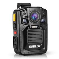 Body Worn Camera with Audio, BOBLOV 1926P Police Body Cameras for Law Enforcement, Security Guard, Waterproof Body Mounted Cam DVR Video IR with Night Vision, 170° Wide Angle 【Built in 128GB】