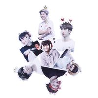 Teblacker BTS Car Sticker, Kpop Bangtan Boys Waterproof Vinyl Sticker Decals for Car Motorcycles Bicycle Skateboard Laptop MacBook iPad and More (7 Pcs)