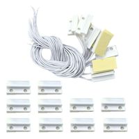 Yoohey MC 38 Surface Mount Wired NC Door Sensor Alarm Magnetic Reed Switch 10pcs