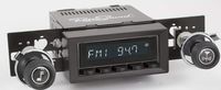 Laguna Radio with Black Face, 37-73 Knobs, and Vintage Dial Screen LAB-M1-216-217-37-73-SCP