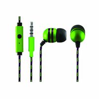 Sentry Industries Inc. HM285 Stingers Stereo Earbuds with Mic, Green