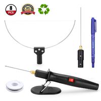 GOCHANGE 3 in 1 Foam Cutter Electric Cutting Machine Pen Tools Kit, 100-240V /18W Styrofoam Cutting Pen with Electronic Voltage Transformer Adaptor