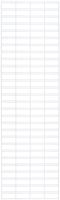 KC Store Fixtures A04258 Slatgrid Panel 2' x 8', White (Pack of 3)