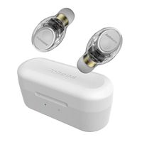 True Wireless Earbuds, Jabees Firefly Pro Sweatproof IPX5 Sport Earphones w/Intelligent Power Switch System,18 Hours Music,Qi-Enabled Wireless Charging,Transparency Mode Compatible w/iPhone 11
