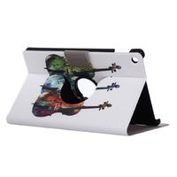 Amazon Kindle Fire HD 8 2016 Tablet Case - Ikevan Artificial Leather Stamping Art Magnetic Case Super Protection Cover Ultra Lightweight Slim-shell Stand Fold Cover (06)