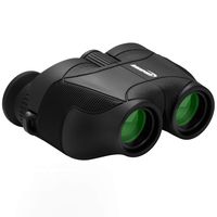 Aurosports 12x25 HD Compact Binoculars with New Upgraded Foldable Eyepiece,High Powered Binocular with FMC Bak4 Prism Fit Adults Kids for Bird Watching Hunting Camping Hiking Concert