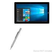 Teclast X4 Stylus Pen, BoxWave [FineTouch Capacitive Stylus] Super Precise Stylus Pen for Teclast X4 - Metallic Silver