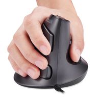 KKmoon Ergonomic Mouse High Precision Optical Vertical Mouse Adjustable DPI 1600 5D Buttons Computer Mice with Removable Palm Rest