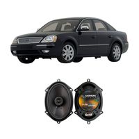 Compatible with Ford Five Hundred 2005-2007 Rear Deck Factory Replacement Harmony HA-R68 Speakers