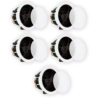 Theater Solutions TS650S In Ceiling 6.5" Stereo Speakers 2 Channel Each Home 5 Speaker Set 5TS650S