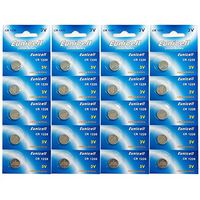 Eunicell CR1220 5012LC Lithium Blister Pack 3V 3 Volt Coin Cell Batteries (20 pcs)