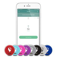 TrackR pixel - Bluetooth Tracking Device. Item Tracker. Phone Finder. iOS/Android Compatible - Multicolor (8 Pack)