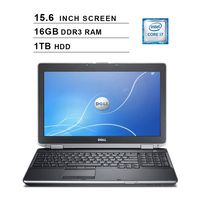 2019 Premium Dell Latitude E6530 15.6 Inch Business Laptop (Intel Dual Core i7-3520M up to 3.6GHz, 16GB DDR3 RAM, 1TB HDD, Intel HD 4000, DVD, WiFi, Bluetooth, HDMI, Windows 10 Pro) (Renewed)