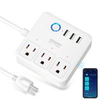 Gosund Smart Power Strip Works with Alexa Google Home WiFi Surge Protector Desktop Mini Charging Station USB Portable Outlets Extension Cords for Cruise Ship Travel Home and Office,10A, FCC Listed