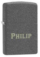 Personalized Zippo Iron Stone Lighter with Free Engraving