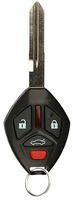 KeylessOption Keyless Entry Remote Control Uncut Car Key Fob Replacement for OUCG8D620MA
