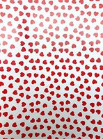 Red Hearts Love Valentines Day Anniversary Gifting Gift Present Birthday Wrapping Paper 2.5' x 12'