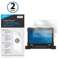 Dell Latitude 14 Rugged Extreme Screen Protector, BoxWave® [ClearTouch Crystal (2-Pack)] HD Film Skin - Shields from Scratches for Dell Latitude Rugged 14 Extreme