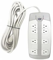 Surge Protector Outlet Strip, White
