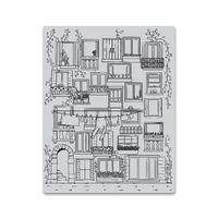 Hero Arts CG773 Cling Stamps, Venetian Neighborhood