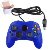 Mekela Classic Wired Controller Gamepad Joysticks for Xbox S Type Console (ClearBlue1)
