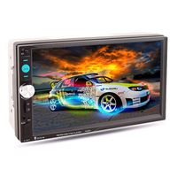 ABCOnline Touch Screen Car Multimedia Player 7 Inch high Digital Screen 1024X 600 Car Stereo MP5 MP3 Player Radio Support Blue-Tooth USB AUX Backup Rear View Camera