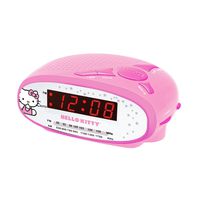 Spectra Hello Kitty AM/FM Alarm Clock Radio KT2051B (Pink)