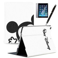 LJX iPad 7th Generation 10.2" 2019 Case Mickey Minnie Mouse Cute Cartoon Cover PU Leather Stand Protection Smart Auto Sleep/Wake Shell Compatible for Apple iPad 10.2 inch 2019#M