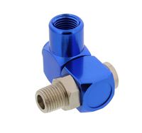 ABN 1/4in NPT 360 Degree Swivel Connector with Adjustable Tension Control to Stop Leaks - For Any Air Tool